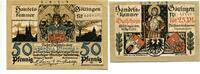 Niedersachsen, 25 Pfg. 50 Pfg. Göttingen, -