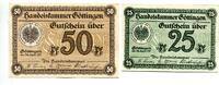 Niedersachsen, 25 Pfg. 50 Pfg. Göttingen, -