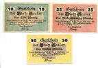 Niedersachsen, 10 Pfg. 25 Pfg. 50 Pfg. Goslar, -
