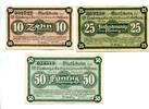 Niedersachsen, 10 Pfg. 25 Pfg. 50 Pfg. Gifhorn, -