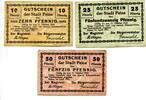Niedersachsen, 10 Pfg. 25 Pfg. 50 Pfg. Peine, -