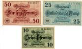 Niedersachsen, 10 Pfg. 25 Pfg. 50 Pfg. Osnabrück, -