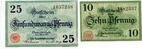 Niedersachsen, 10 Pfg. 25 Pfg. Osnabrück, -