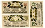 Hessen, 25 Pfg. 50 Pfg. 75 Pfg. Nauheim-Bad, -