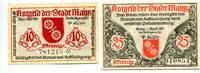 Hessen, 10 Pfg. 25 Pfg. Mainz, -