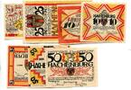 Hessen, 2x10 Pfg. 2x25 Pfg. 3x50 Pfg. Hachenburg, -