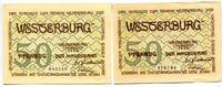 Hessen, 2x50 Pfg. Westerburg, -