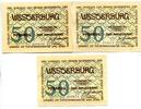 Hessen, 3x50 Pfg. Westerburg, -