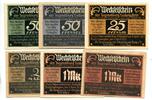 Hessen, 25 Pfg. 2x50 Pfg. 2x1 Mk. 2 Mk. Witzenhausen, -