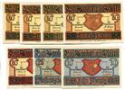 Hessen, 10 Pfg. 25 Pfg. 5x50 Pfg. Sooden-Bad,a.W., -
