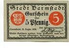Hessen, 5 Pfg. 10 Pfg. Darmstadt, -