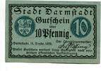 Hessen, 10 Pfg. Darmstadt, -
