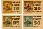 Hessen, 10 Pfg. 20 Pfg. 25 Pfg. 50 Pfg. Caub, -