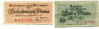 Hessen, 25 Pfg. 50 Pfg. Wiesbaden, -