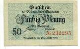 Hessen, 50 Pfg. Wiesbaden, -