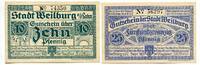 Hessen, 10 Pfg. 25 Pfg. Weilburg, -
