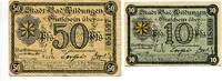 Hessen, 10 Pfg. 50 Pfg. Wildungen,Bad, -