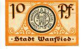 Hessen, 10 Pfg. Wanfried, -