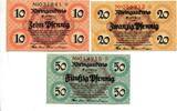 Hessen, 10 Pfg. 20 Pfg. 50 Pfg. Rüdesheim, -