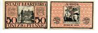 Hessen, 50 Pfg. Marburg, -