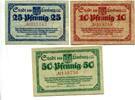 Hessen, 10 Pfg. 25 Pfg. 50 Pfg. Limburg, -
