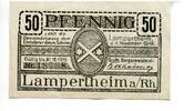 Hessen, 50 Pfg. Lampertheim, -