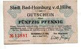 Hessen, 50 Pfg. Homburg,Bad,v.d.Höhe, -