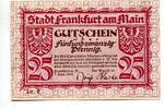 Hessen, 25 Pfg. Frankfurt a.M., -