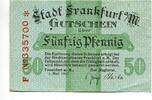 Hessen, 50 Pfg. Frankfurt a.M., -