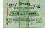 Hessen, 50 Pfg. Frankfurt a.M., -
