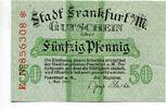 Hessen, 50 Pfg. Frankfurt a.M., -