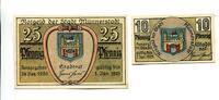 Bayern, 10 Pfg. 25 Pfg. Münnerstadt, -