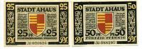 Westfalen, 25 Pfg. 50 Pfg. Ahaus, -