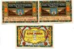 Westfalen, 2x50 Pfg. 1 Mk. Blomberg, -