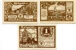 Westfalen, 50 Pfg. 75 Pfg. 1 Mk. Beverungen, -