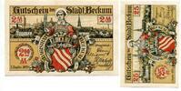 Westfalen, 25 Pfg. 2 Mk. Beckum, -
