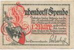 Deutsches Reich 1 Mark ~ Ludendorff Spende - Fernsprech Stationszug ~ -