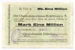 Deutschland, 1 Million Mark Rottenburg a.Neckar, -