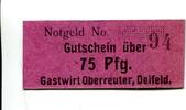 Westfalen, 75 Pfg. Deifeld, -