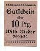 Westfalen, 10 Pfg. Bödefeld, -