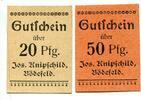 Westfalen, 20 Pfg. 50 Pfg. Bödefeld, -