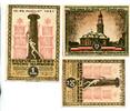 Hamburg, 50 Pfg. 75 Pfg. 1 Mk. Hamburg, -