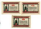 Hamburg, 50 Pfg. 75 Pfg. 1 Mk. Hamburg, -