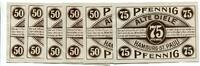 Hamburg, 5x50 Pfg. 75 Pfg. Hamburg, -