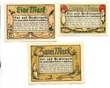 Hamburg, 50 Pfg. 1 Mk. 2 Mk. Hamburg, -