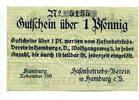 Hamburg, 1 Pfg. Hamburg, -