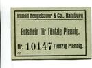 Hamburg, 50 Pfg. Hamburg, -