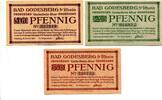 Rheinland 10 Pfg. 25 Pfg. 50 Pfg. Godesberg, -