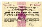 Niedersachsen, 2 1/2 Goldmark Katzenstein, -