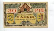 Schleswig-Holstein 30 Pfg. Flensburg, -